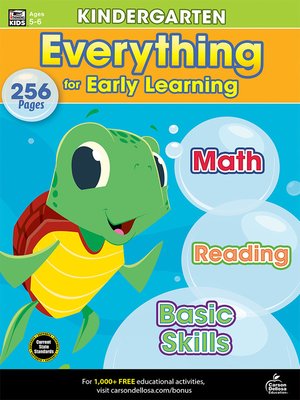 cover image of Everything for Early Learning, Grade K